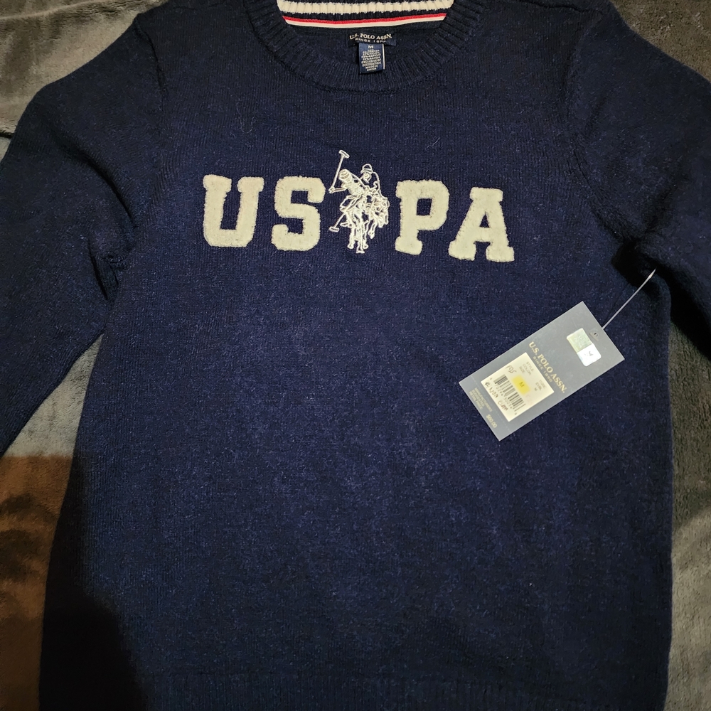 Navy Blue Women's US Polo Assn. Sweater